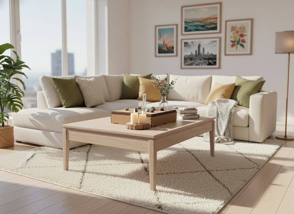 Crystal Storage Box with Interchangeably Sacred Geometry Grid Covers