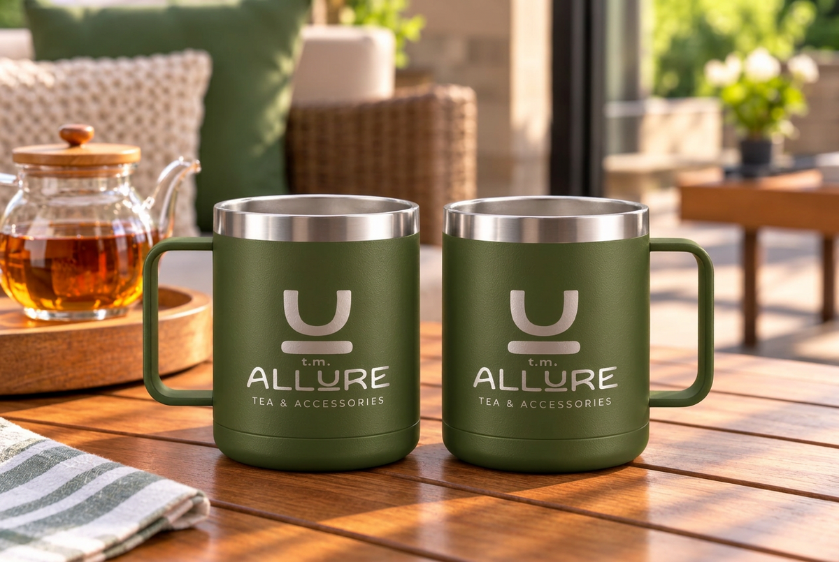 Custom Laser Engraved Business Logo Tumbler