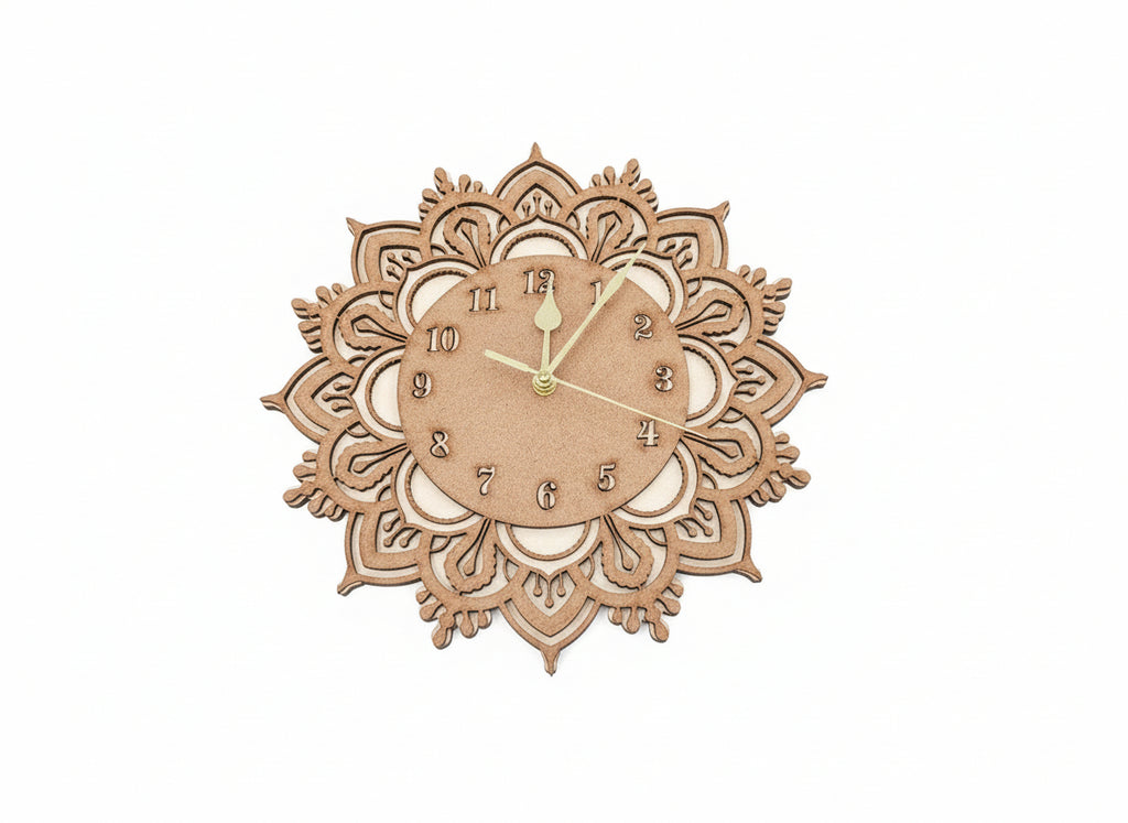 Mandala Wall Clock