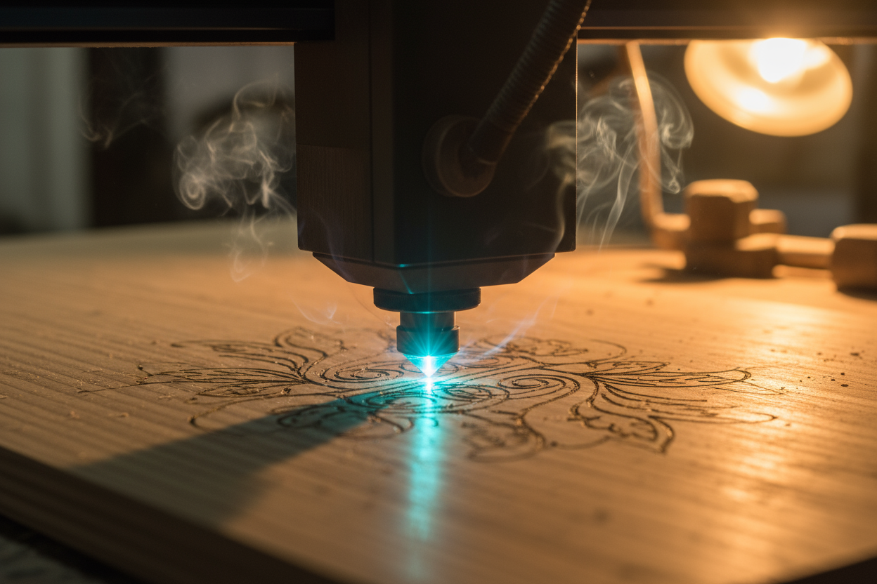 Wood Laser Engraving 